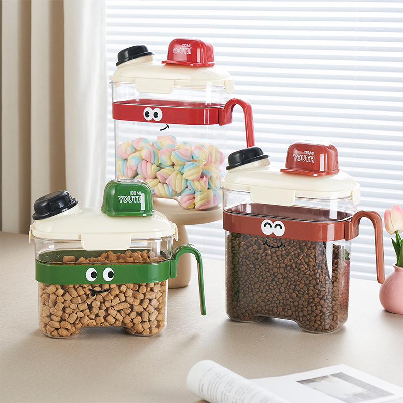 Food Storage Pet - Moisture-proof food-grade storage containers for cat