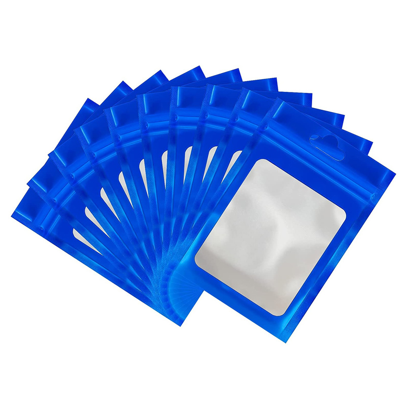 Food Storage Mylar Bags - 1000Pcs Blue Mylar Bags Resealable Smell