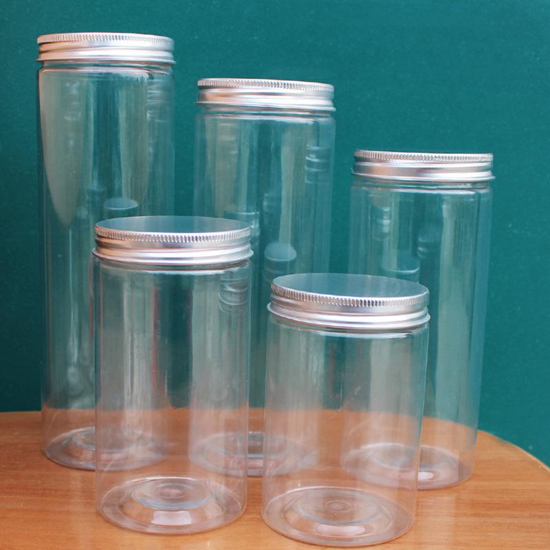 Food Storage Aluminum Containers - Aluminum Packing Bottle PET Clear Empty