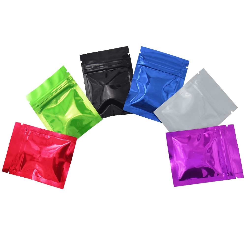 Food Storage Mylar Bags - 500 Miếng 6x8cm Nhỏ Reclosable Khóa