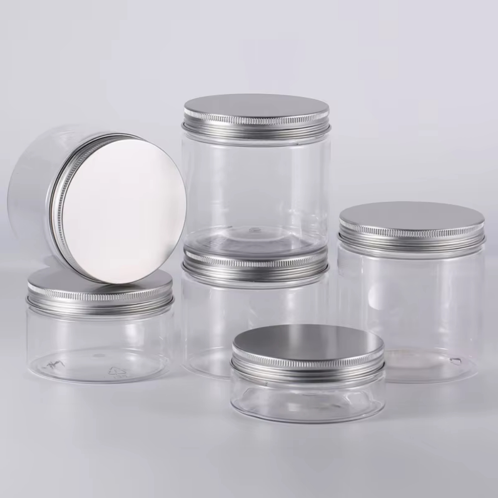 Mason Jar Wide Mouth - 6pcs 30ml-150ml Clear Plastic Mason Jars