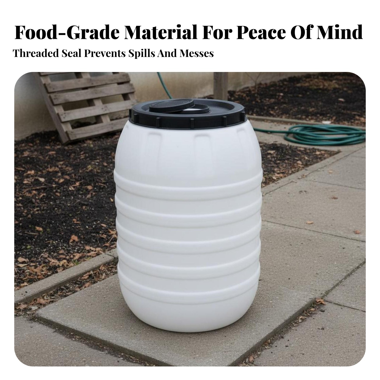 Food Grade Plastic Barrel Airt - đánh giá và giá Food Storage Airtight
