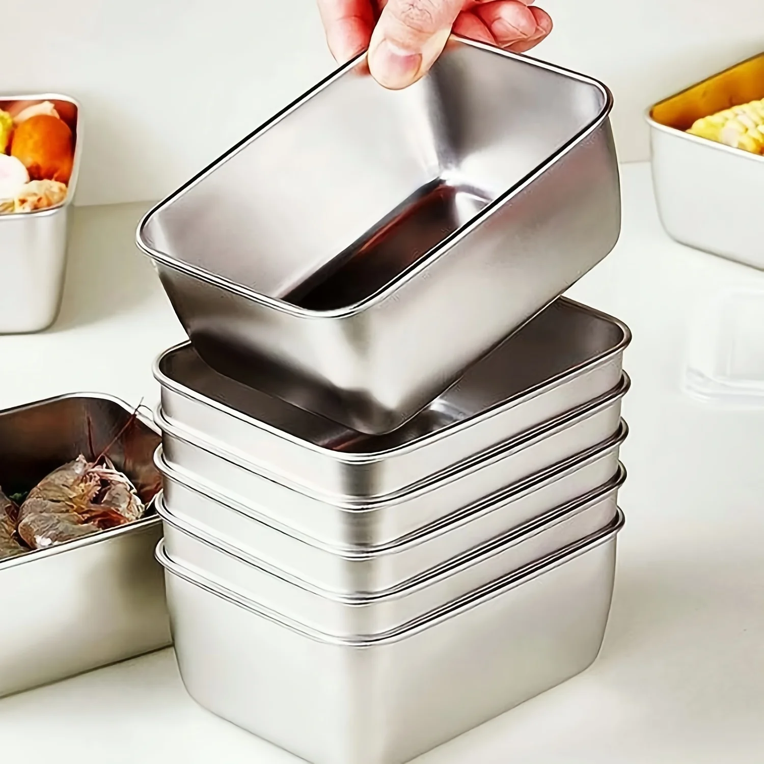 Stainless Steel Food Storage C - đánh giá và giá Food Storage Aluminum Containers