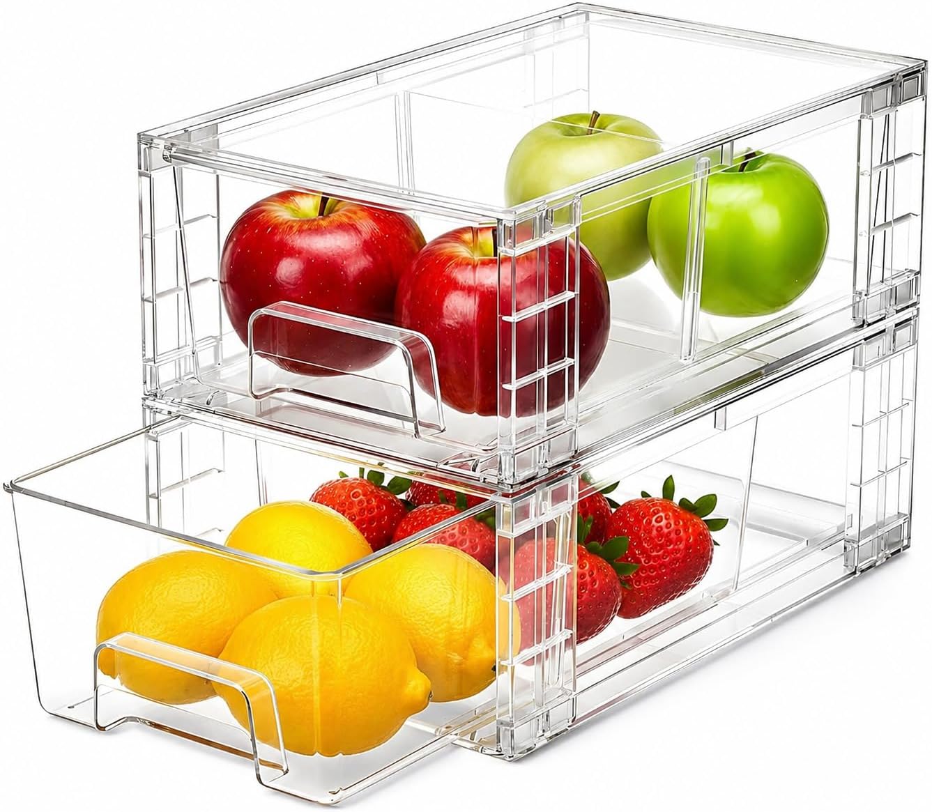 2‑Pack Stackable Storage Drawe - đánh giá và giá Stackable Pantry Bin