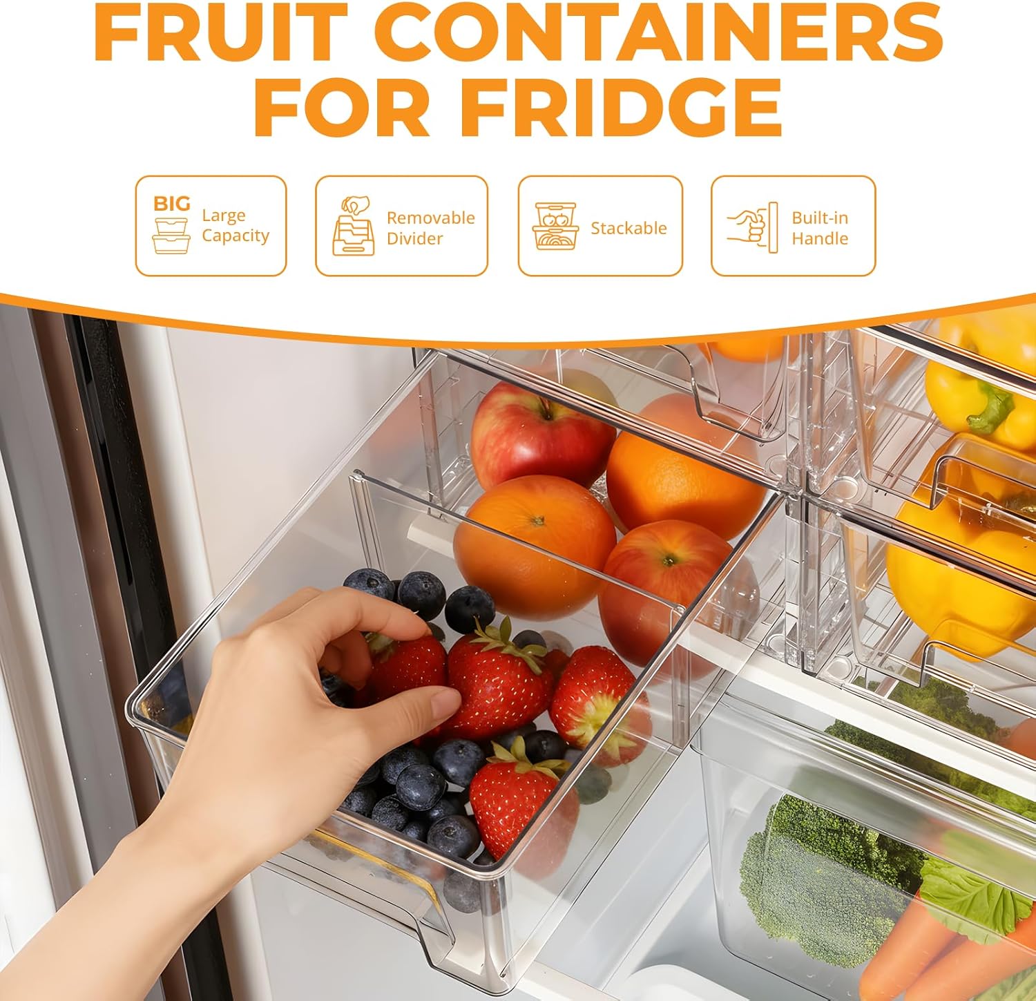 2‑Pack Stackable Storage Drawe - đánh giá và giá Stackable Pantry Bin