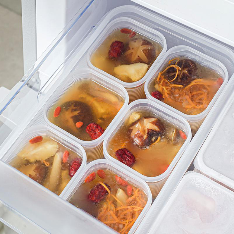 6-Grids Food Storage Container - đánh giá và giá Food Storage Jars With Lids