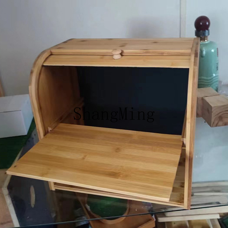 SM Household Bamboo Bread Stor - đánh giá và giá Food Storage Rack For Kitchen