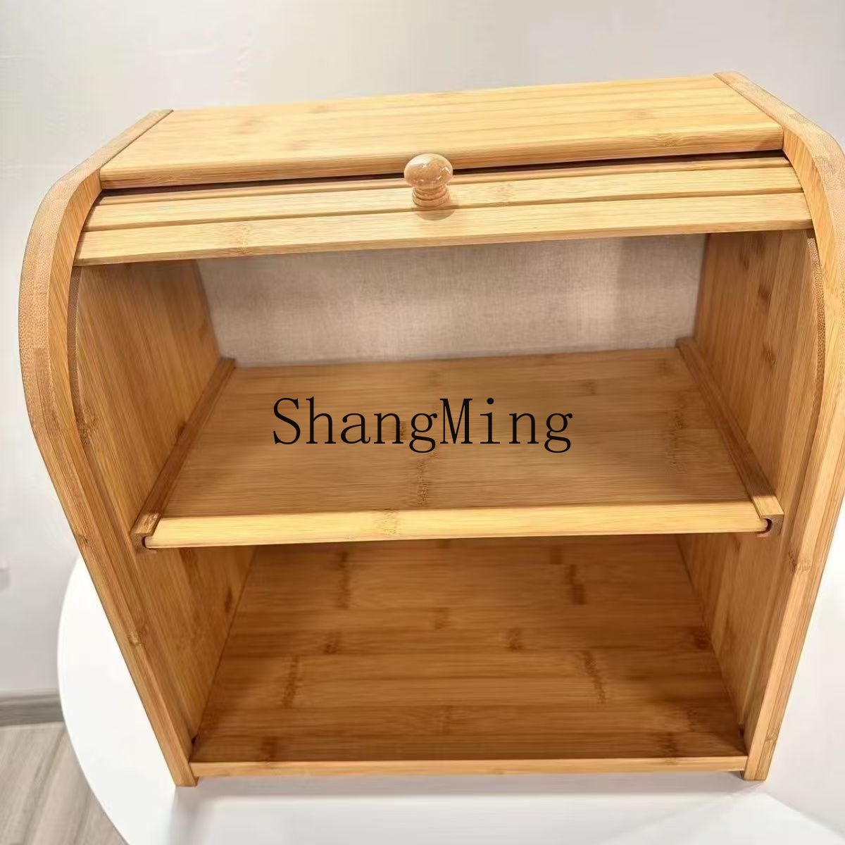 SM Household Bamboo Bread Stor - đánh giá và giá Food Storage Rack For Kitchen