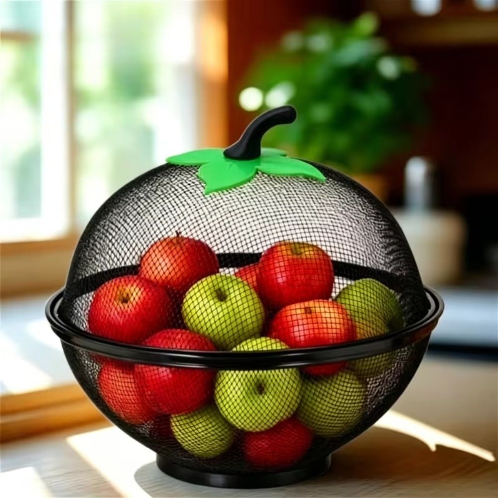 with Mesh Cover Metal Fruit Ba - đánh giá và giá Food Storage Rack For Kitchen