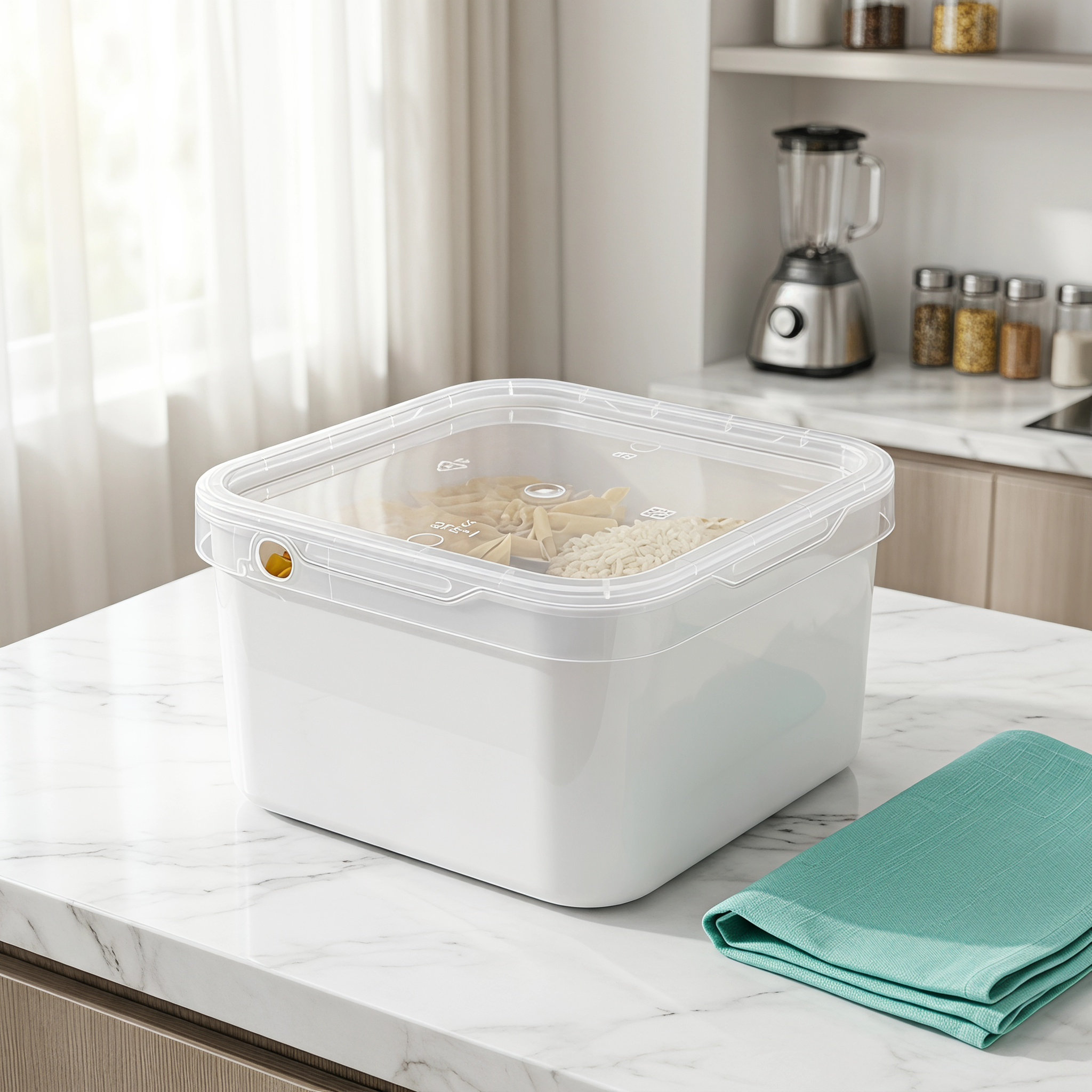 2Pcs Square Plastic Bucket Lid - đánh giá và giá Food Storage Airtight