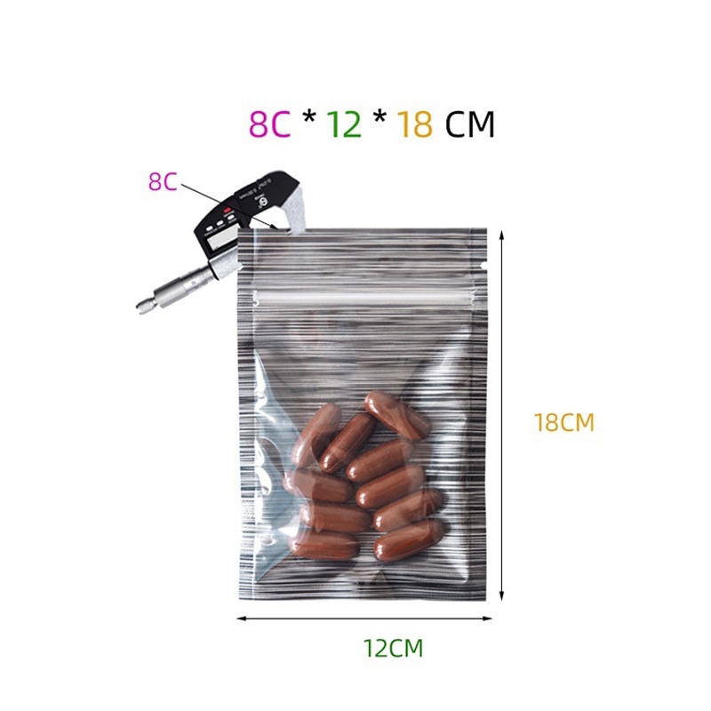 2000Pcs/Lot 4 Size Reclosable  - đánh giá và giá Food Storage Mylar Bags