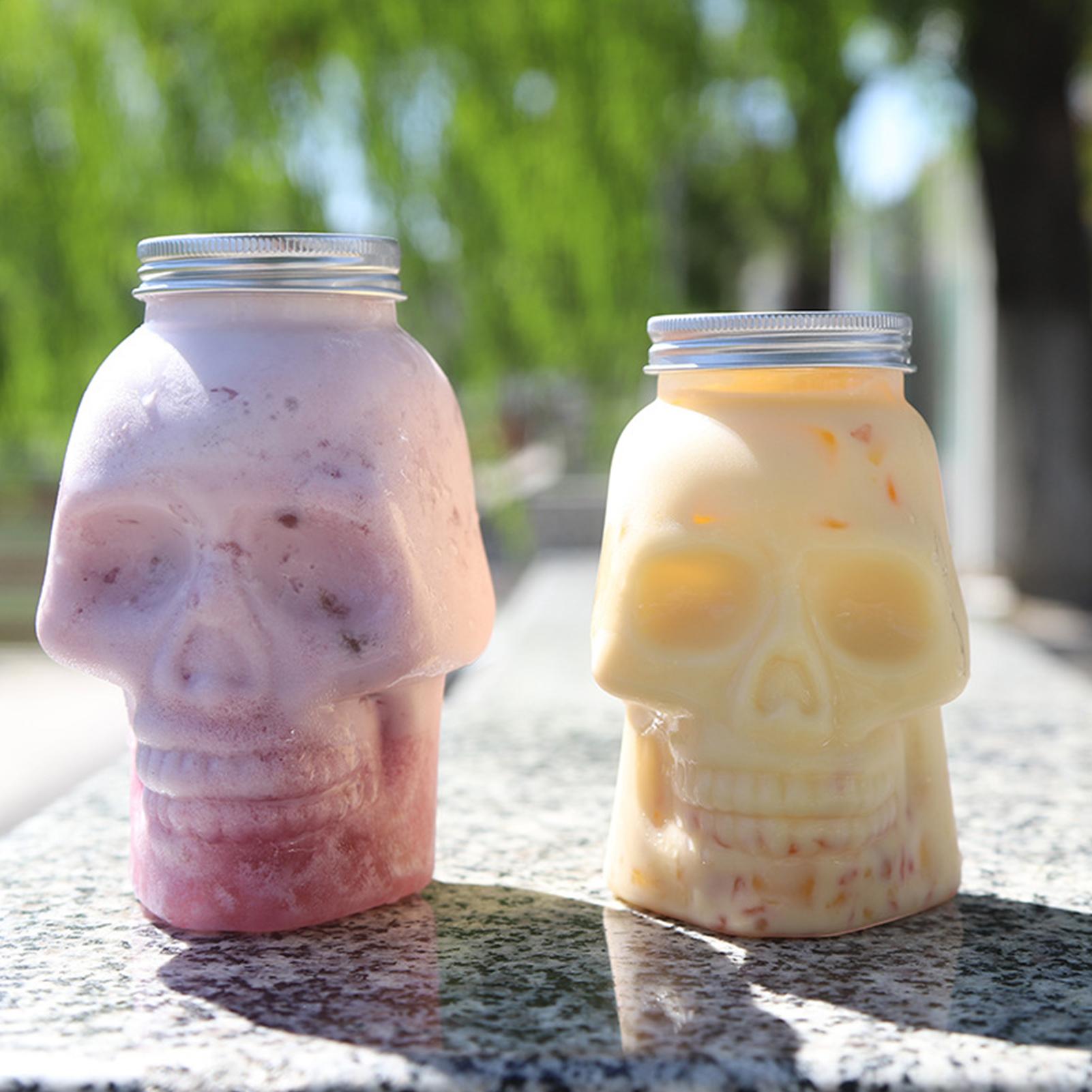 Skull Jars 500ml/800ml Reusabl - đánh giá và giá Food Storage Jars With Lids