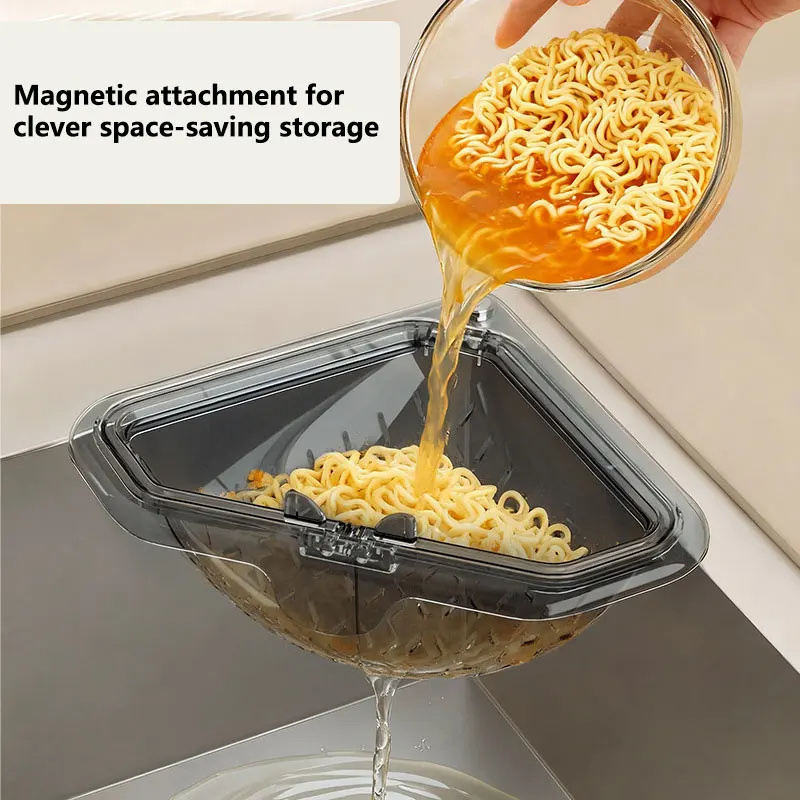 Magnetic Triangular Sink Drain - đánh giá và giá Food Storage Rack For Kitchen