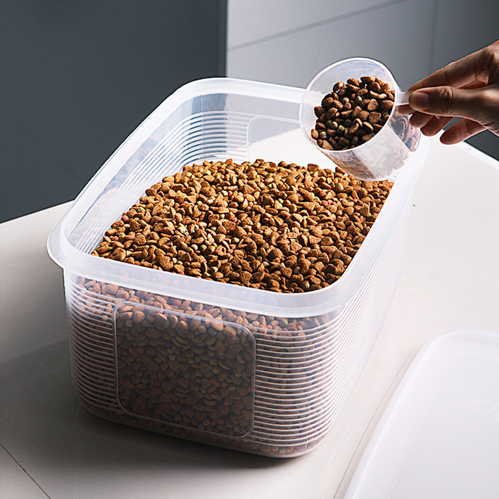 Transparent Airtight Pet Food  - đánh giá và giá Food Storage Pet