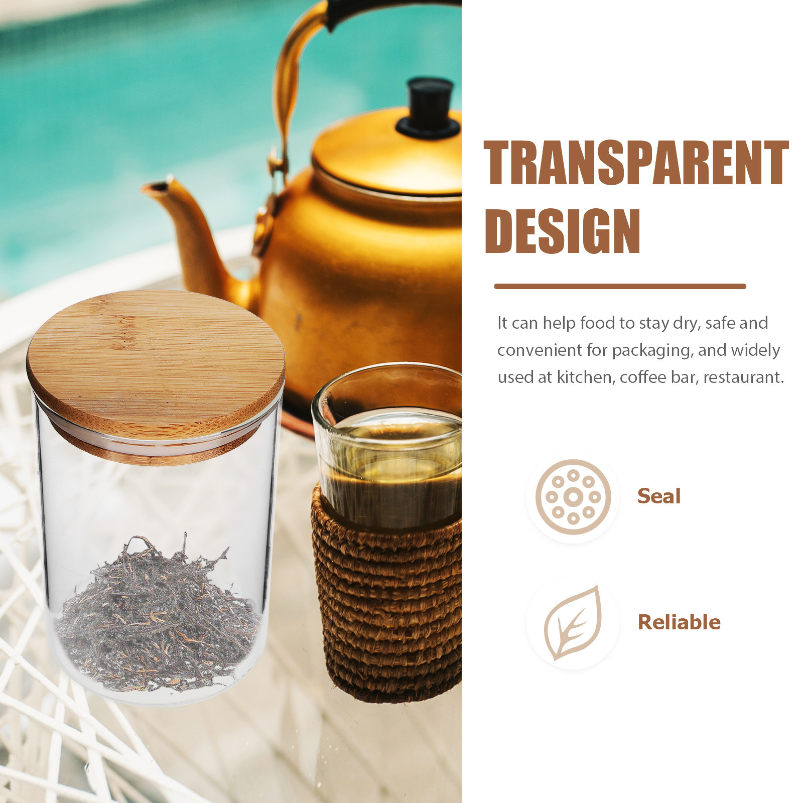 3Pcs Airtight Glass Storage Ja - đánh giá và giá Food Storage Jars With Lids