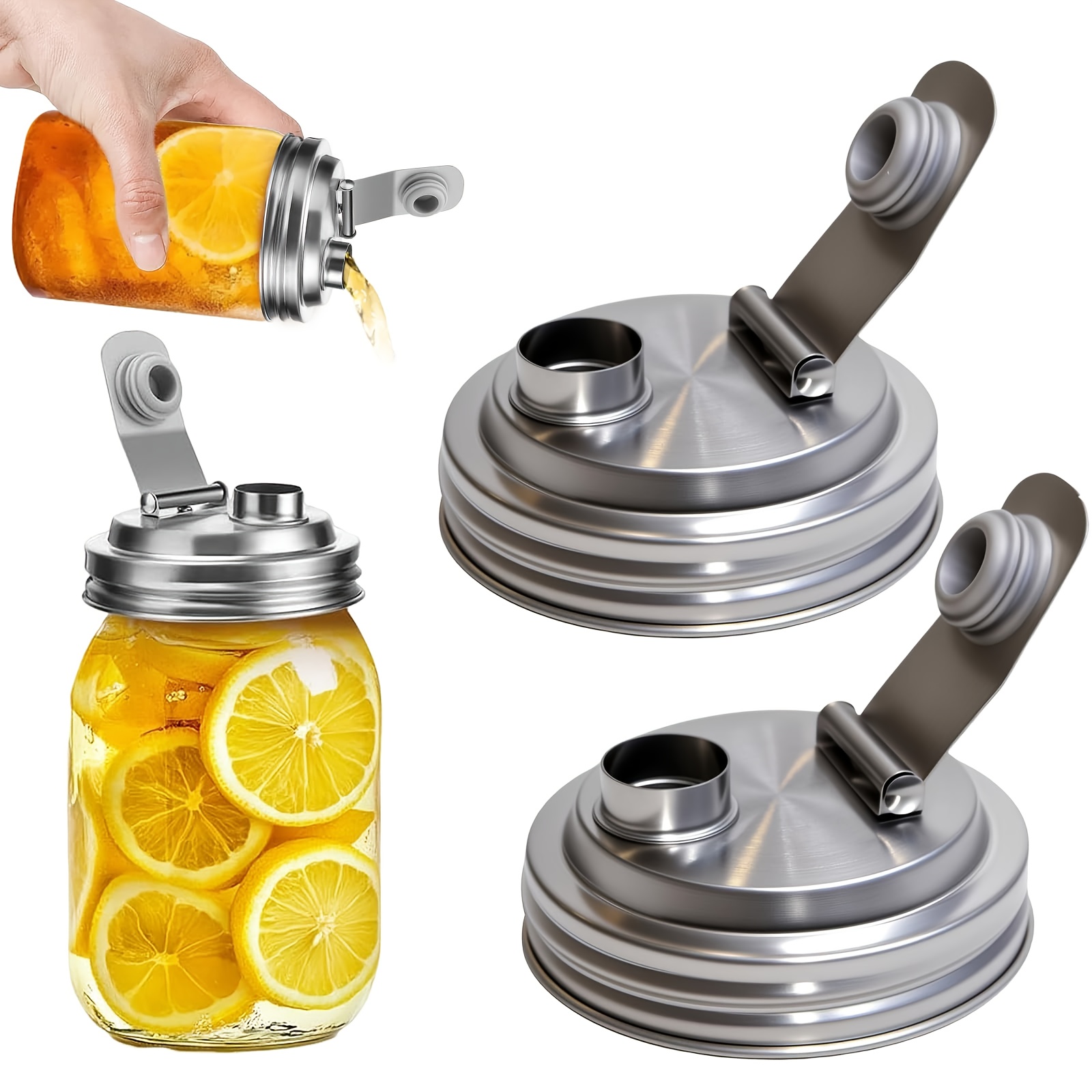 1/2Pack Wide Mouth Mason Jar S - đánh giá và giá Mason Jar Wide Mouth