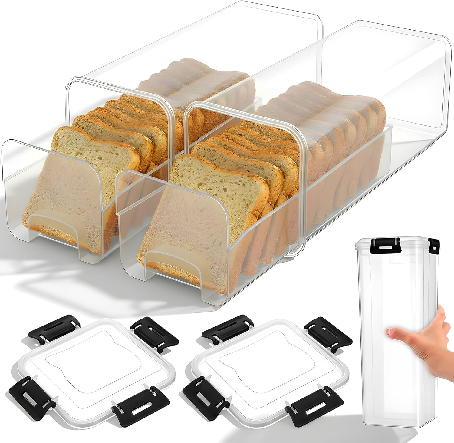 Bread Storage Container with A - đánh giá và giá Food Storage Airtight
