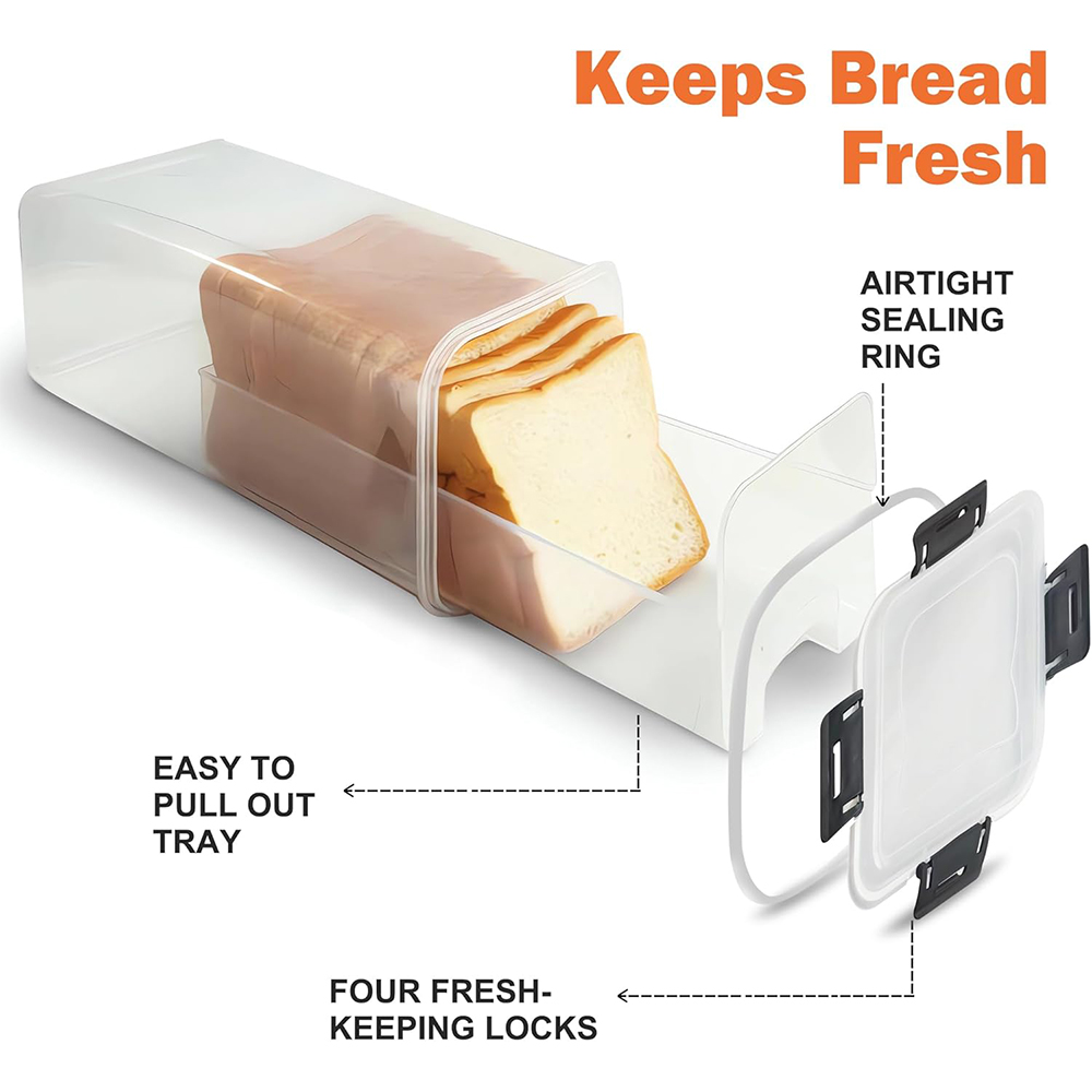 Bread Storage Container with A - đánh giá và giá Food Storage Airtight