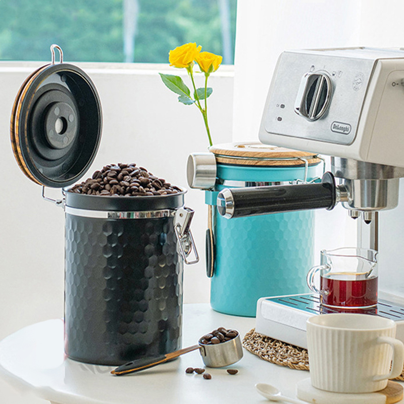 Kitchen Stainless Steel Coffee - đánh giá và giá Food Storage Airtight