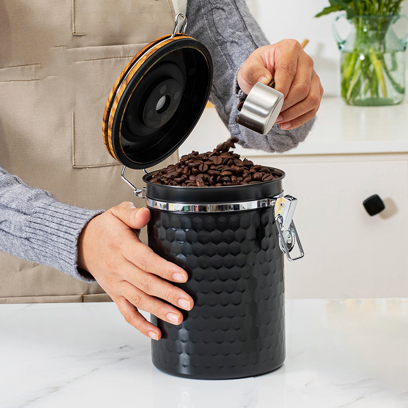 Kitchen Stainless Steel Coffee - đánh giá và giá Food Storage Airtight