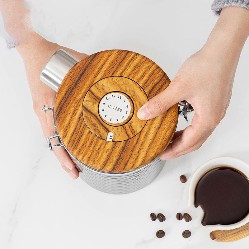 Kitchen Stainless Steel Coffee - đánh giá và giá Food Storage Airtight