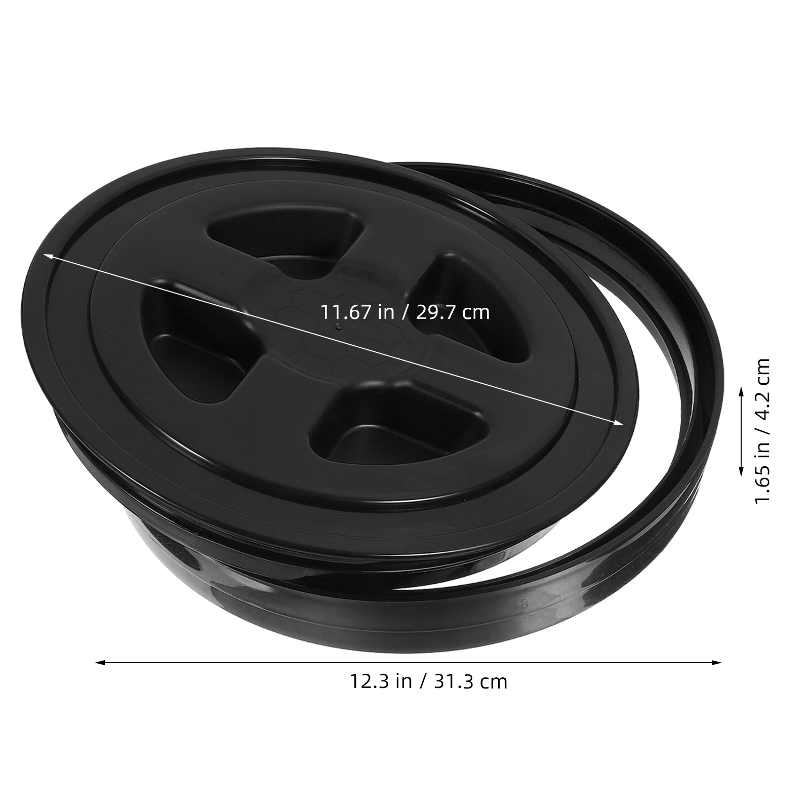 2Pcs Lock Bucket Lid Airtight  - đánh giá và giá Food Storage Pet