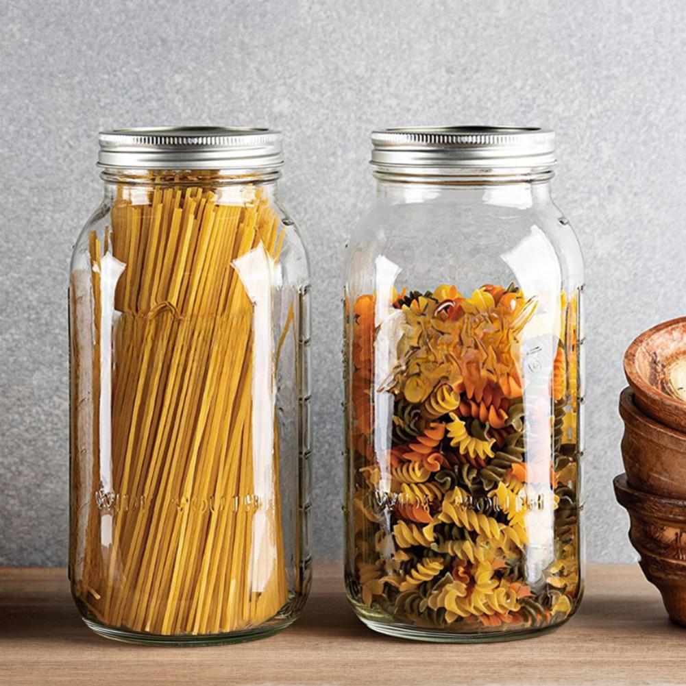 2000ML Wide Mouth Mason Glass  - đánh giá và giá Mason Jar Wide Mouth