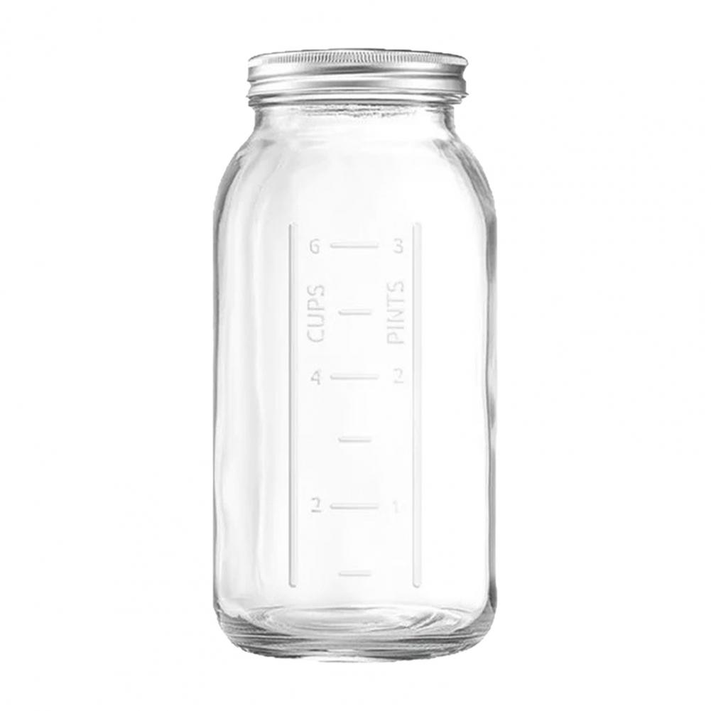 2000ML Wide Mouth Mason Glass  - đánh giá và giá Mason Jar Wide Mouth