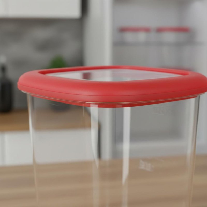 6 Pieces Airtight Food Storage - đánh giá và giá Stackable Pantry Bin