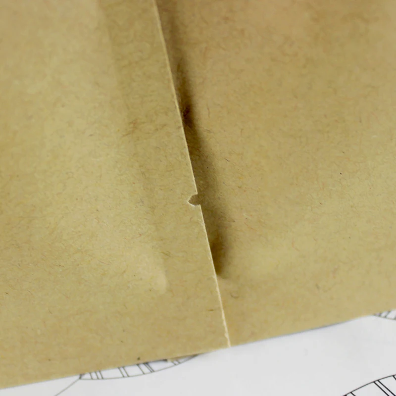 8*12cm Open Top Brown Kraft Pa - đánh giá và giá Food Storage Mylar Bags