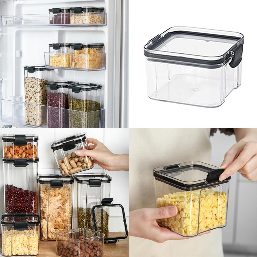 Clear Refrigerator Storage Con - đánh giá và giá Stackable Pantry Bin