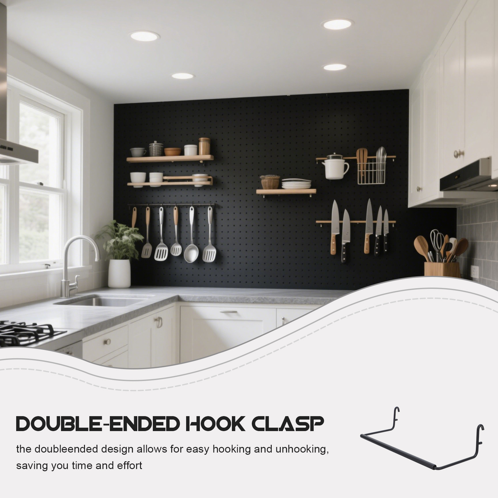 Pegboard Plastic Towel Holder  - đánh giá và giá Food Storage Rack For Kitchen