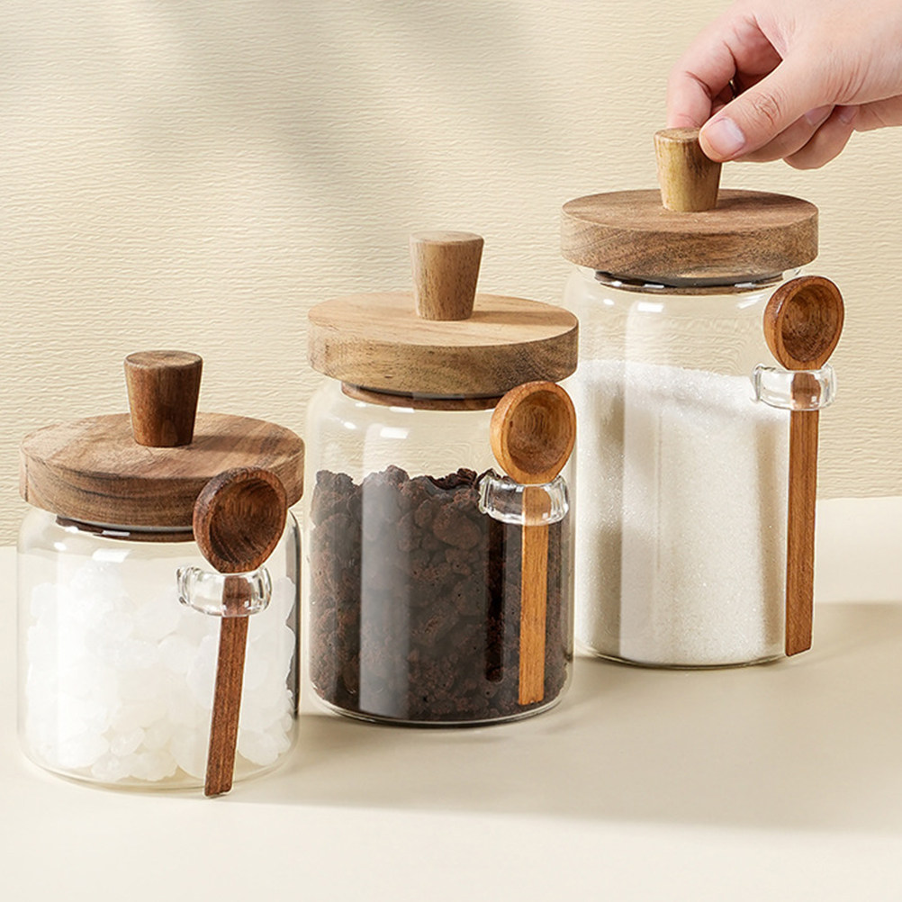 Transparent Glass Food Storage - đánh giá và giá Food Storage Jars With Lids