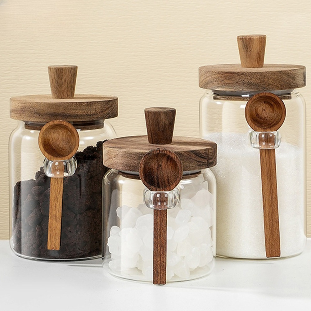 Transparent Glass Food Storage - đánh giá và giá Food Storage Jars With Lids
