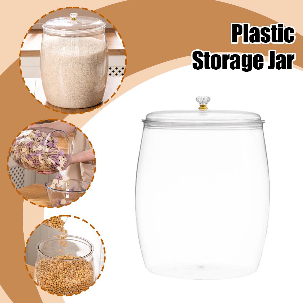 Large Transparent Plastic Seal - đánh giá và giá Food Storage Jars With Lids