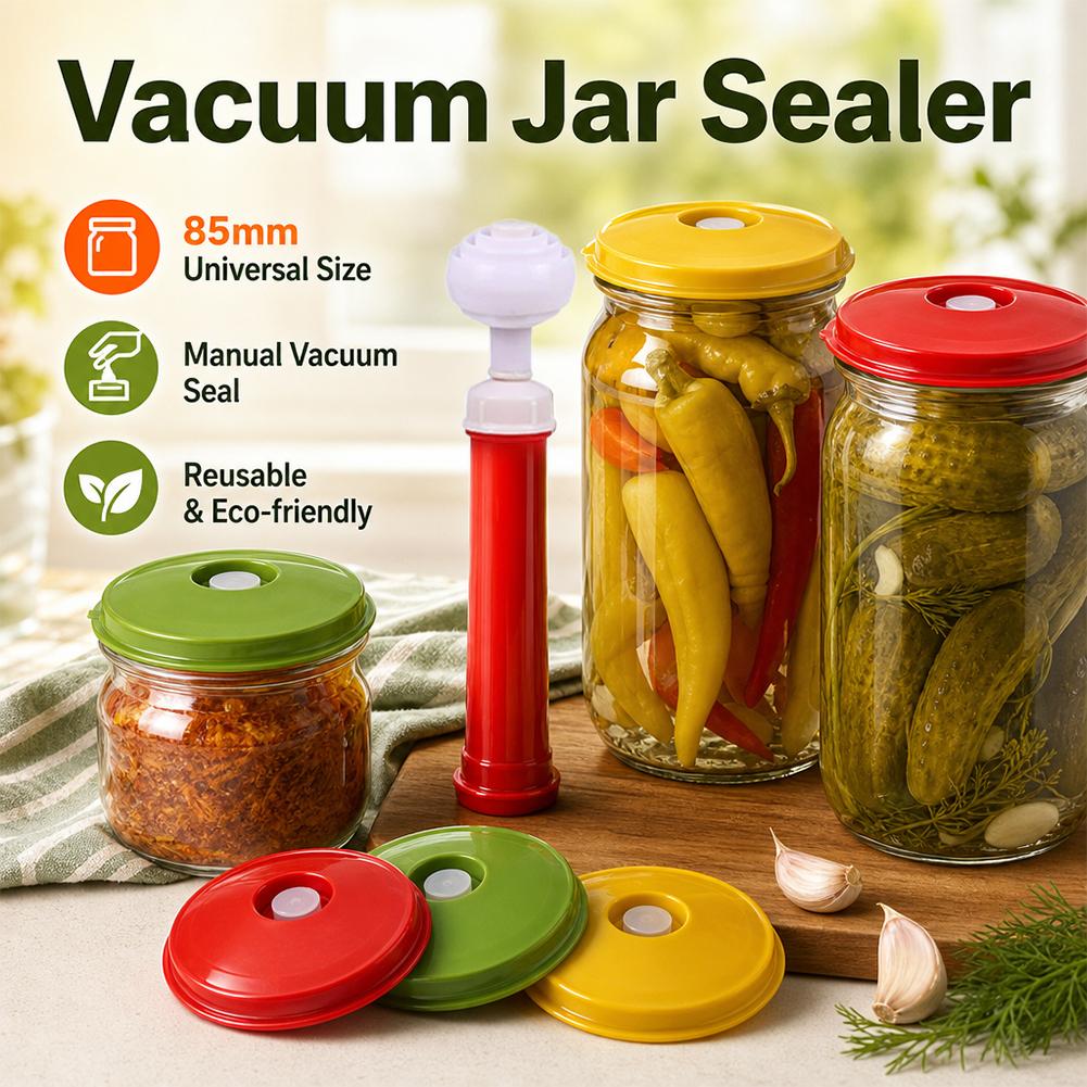 Vacuum Sealer Jar Lids With Va - đánh giá và giá Food Storage Jars With Lids
