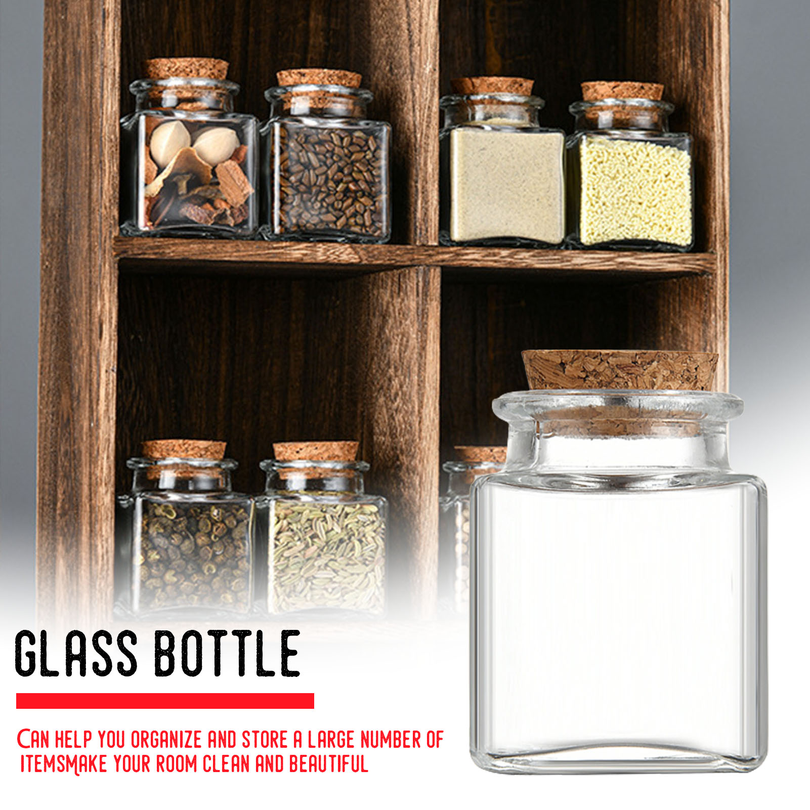 1/5/10Pcs Glass Storage Jars K - đánh giá và giá Food Storage Jars With Lids