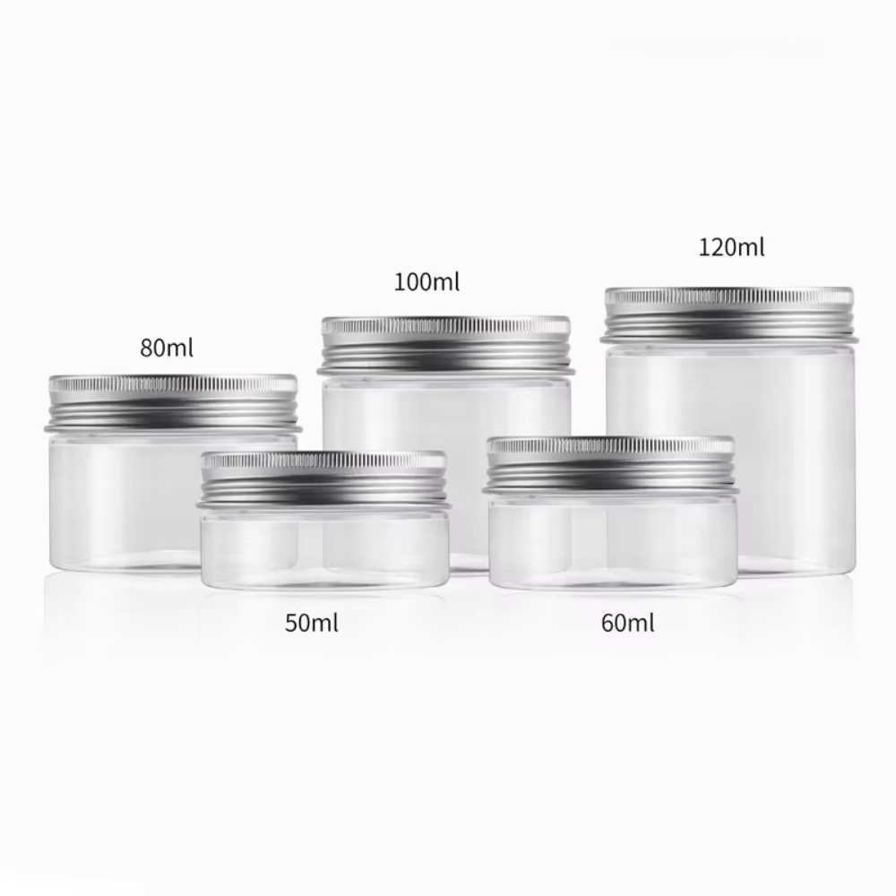 6pcs 30ml-150ml Clear Plastic  - đánh giá và giá Mason Jar Wide Mouth