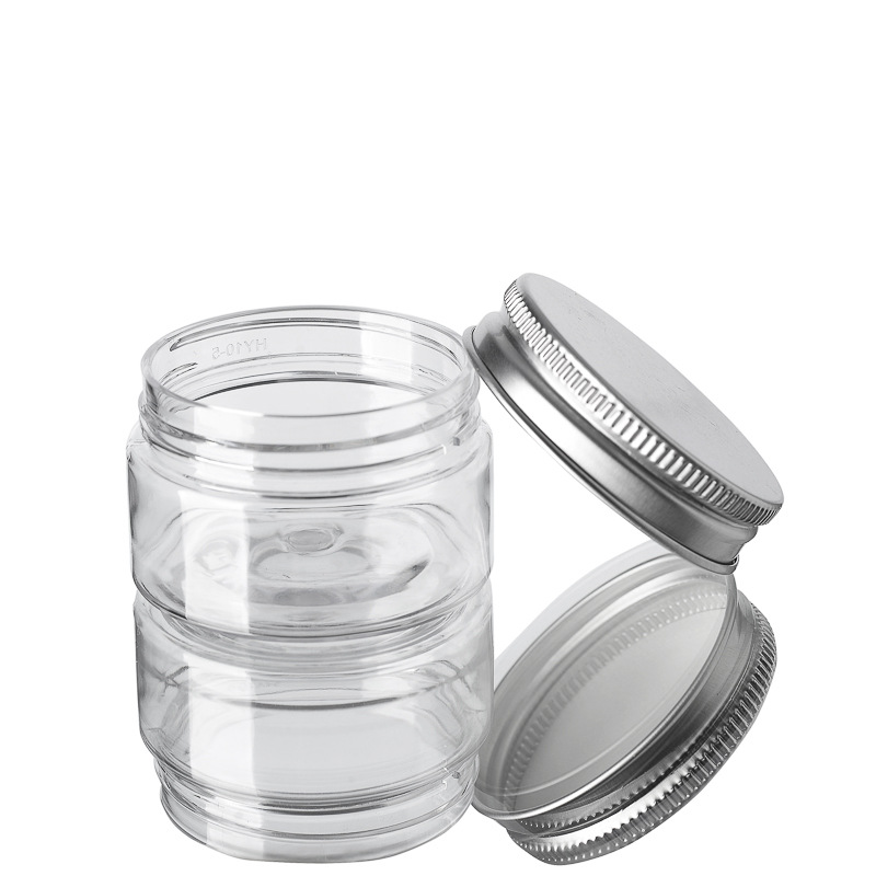 6pcs 30ml-150ml Clear Plastic  - đánh giá và giá Mason Jar Wide Mouth