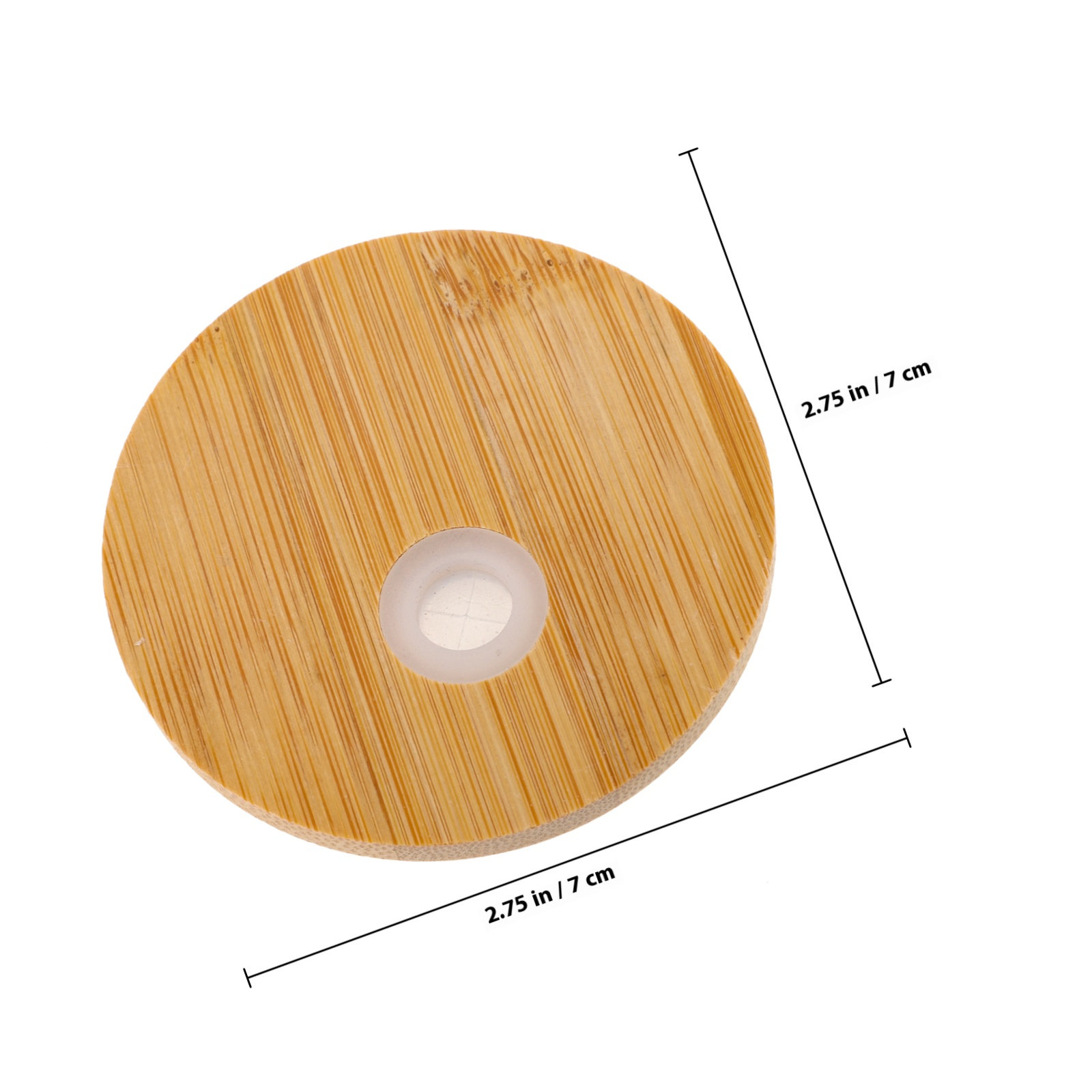 3Pcs Bamboo Jar Lids Straw Hol - đánh giá và giá Mason Jar Wide Mouth