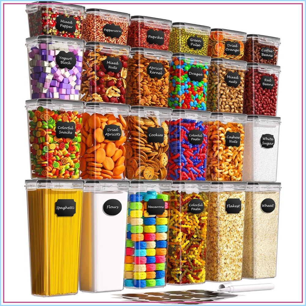 24 PCS Airtight Food Storage C - đánh giá và giá Food Storage Airtight