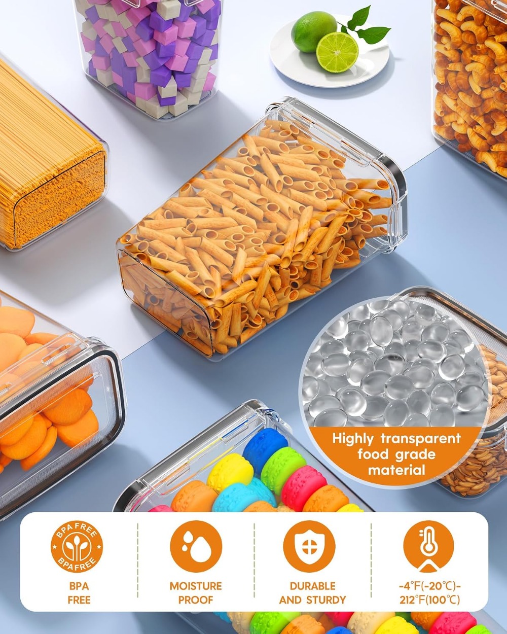 24 PCS Airtight Food Storage C - đánh giá và giá Food Storage Airtight