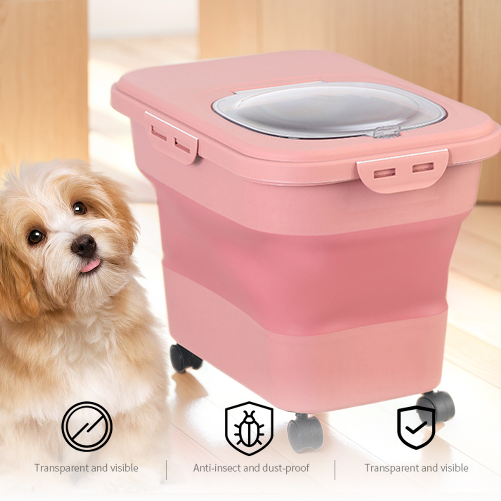 Collapsible Dry Cat Food Box 2 - đánh giá và giá Food Storage Pet