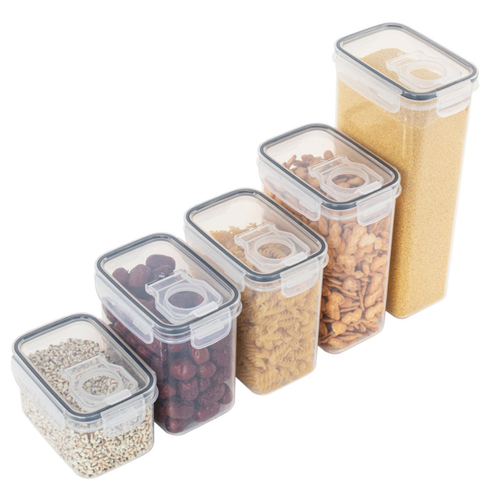 Sealed Plastic Food Storage Bo - đánh giá và giá Food Storage Jars With Lids
