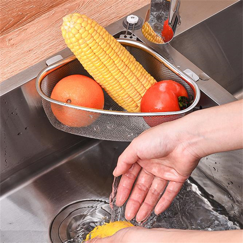 Stainless Steel Kitchen Sink D - đánh giá và giá Food Storage Rack For Kitchen
