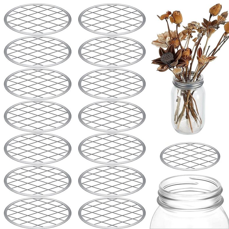 Floral Arrangement Organizer W - đánh giá và giá Mason Jar Wide Mouth